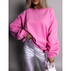 Ružová oversize mikina HARVEYS 100% bavlna