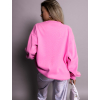 Ružová oversize mikina HARVEYS 100% bavlna