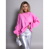 Ružová oversize mikina HARVEYS 100% bavlna