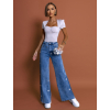Šedé body SEVILLE s výstřihem (Veľkosť M/L)