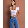 Šedé body SEVILLE s výstřihem (Veľkosť M/L)