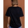 Čierne tričko SOFEA s výšivkou 100% bavlna