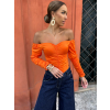 Oranžový stylový top ARIGET (Veľkosť ONESIZE)