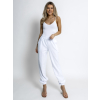 Bílé elastické basic body BOLTANY (Veľkosť M/L)