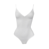 Bílé elastické basic body BOLTANY (Veľkosť M/L)