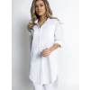 Bílá oversized basic košile WANT (Veľkosť ONESIZE)