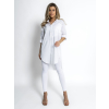 Biela oversized basic košele WANT