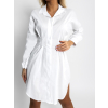 93265 8 bile vypasovane basic kosilove saty sierra