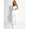 Biely basic elastický overal GOELINES