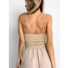 Béžové basic žebrované body BOLTANY (Veľkosť M/L)