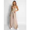 Béžové basic žebrované body BOLTANY (Veľkosť M/L)