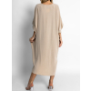 93661 5 bezove basic oversize saty novasi