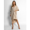 Béžové basic oversize šaty NOVASI