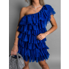 93933 5 modre tylove saty rinu s volanky