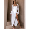 94695 7 bile spolecenske trpytive saty karmenta s flitry
