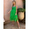 95973 zelene boho tylove saty korilin s volany