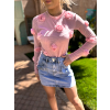 96921 2 ruzove kvetinove triko illai s dlouhym rukavem