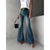 97302 2 modre stylove dziny calume do zvonu s vysokym pasem