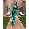 97899 1 zelene elegantni satenove saty bileni