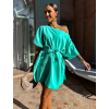 98193 3 mentolove oversize elegantni saty grandie