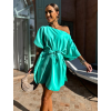 98193 3 mentolove oversize elegantni saty grandie