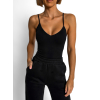 Černé basic stahovací  elastické body BOLTANY (Veľkosť M/L)