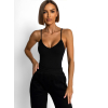 Černé basic stahovací  elastické body BOLTANY (Veľkosť M/L)
