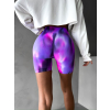 Fialové push up elastické kraťasy LITERALIT