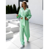 Zelené elegantní široké kalhoty ELIZON (Veľkosť ONESIZE)