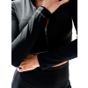 Crop top Zip UP - black (Veľkosť One size)