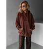 Unisex Mikina Chest - mocha (Veľkosť M)