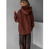 Unisex Mikina Chest - mocha (Veľkosť M)