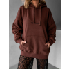 Unisex Mikina Chest - mocha (Veľkosť M)