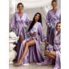 101238 4 svetle fialove satenove dlouhe saty woman pro druzicky