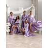 101238 svetle fialove satenove dlouhe saty woman pro druzicky