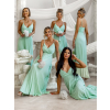 101286 3 svetle zelene plisovane dlouhe saty sunlove pro druzicky