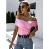 Růžové elegantní body RAINERE (Veľkosť ONESIZE)
