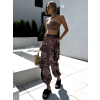 Leopardie cargo nohavice BENSON