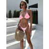 Růžové dvojdílné plavky bikiny KADELON na zavazování (Veľkosť M/L)