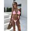 Růžové dvojdílné plavky bikiny KADELON na zavazování (Veľkosť M/L)
