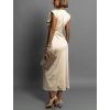 Krémové elegantní šaty DERSA (Veľkosť ONESIZE)
