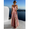 Ružové elegantné šaty KRISTAL s prikrývkou