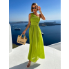 Zelené elegantné dlhé šaty FLOAT