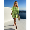 103698 4 svetle zelene oversize elegantni zavazovaci saty grandie