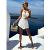 104295 bile lnene kratke saty kylian na zip