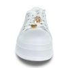 Bílé vysoké tenisky PARKO s vysokou podrážkou (Veľkosť 36)