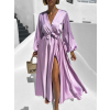 104676 1 svetle fialove satenove dlouhe saty woman s rozparkem