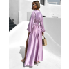 104676 4 svetle fialove satenove dlouhe saty woman s rozparkem