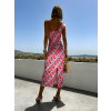Ružové asymetrické letné šaty SHAROW