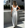 Biely nohavicový komplet TUULA s topom
